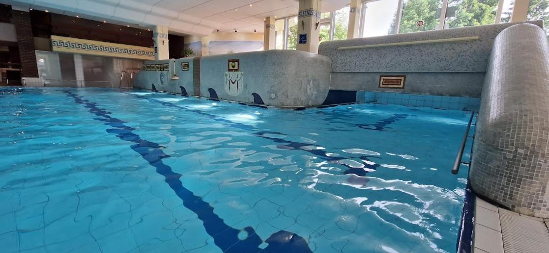 Pools, Sauna Und Balkon Mit Panoramablick Sankt Englmar Exterior foto