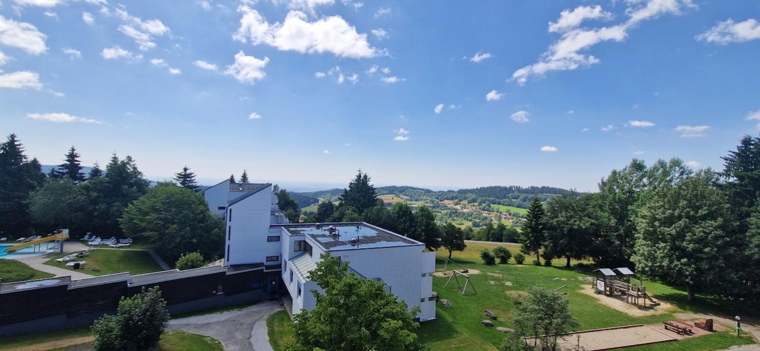 Pools, Sauna Und Balkon Mit Panoramablick Sankt Englmar Exterior foto